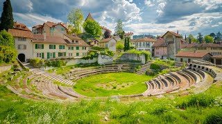 Avenches Switzerland 4K 🇨🇭🌸 A Beautiful Swiss Village Walking Tour [upl. by Ilbert]