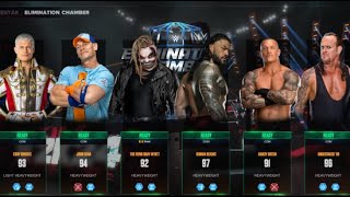 ELIMINATION CHAMBER GAMEPLAY 2K24 LIVE WWE smackdown raw highlights 2k24 wwe [upl. by Brinkema]