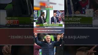 Mourinho zehirli sarmaşık gibi olmaya başladı krtfutbol mourinho futbol [upl. by Yhtimit649]