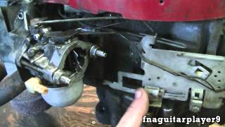 How Throttle and Choke Linkage is Setup on a Briggs 2 piece Carburetor NEW ENGINE [upl. by Celestyn444]