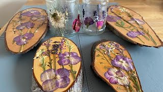 HOW I USED MY PRESSED FLOWERS [upl. by Aenel]