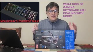 Our Review of the Mountain Everest Max Gaming Keyboard [upl. by Annaierb179]