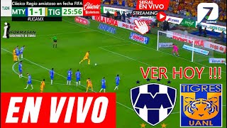 🔴En Vivo Tigres vs Monterrey DONDE VER A QUE HORA JUEGA MONTERREY VS TIGRES Partido Amistoso USA [upl. by Jocko]