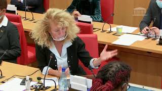 Martine Wonner réagit en commission des Lois au Couvre feu institué dans le Bas Rhin [upl. by Licna]