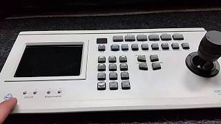 How to Connect a Pelco KBD300V PTZ Camera Controller With 5quot LCD Monitor [upl. by Knight]