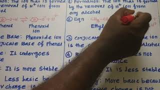 Difference between phenoxide ion and alkoxide ion [upl. by Adnilreh]