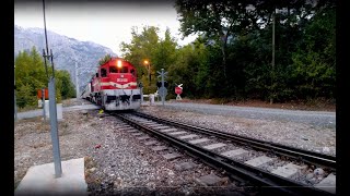 Erciyes Ekspresi DE22026Yük Treni DE33046 Belemedik Baş Makas amp GeçitErciyes ExpressFreight train [upl. by Acimak]