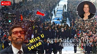 Susan Wojcicki Last Funeral 💔 [upl. by Trilbee]