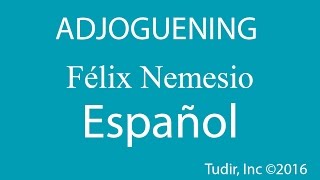 Adjoguening Felix Nemesio Español [upl. by Eisen]