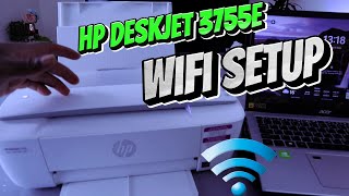 How To Do Setup HP DeskJet 3755e Printer Using WiFi  Android or iPhone  HP Printer WIFI SETUP [upl. by Gertruda]