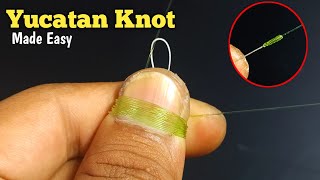 Yucatan Knot  Tying Braid to fluorocarbon or mono easily and quickly [upl. by Avan]