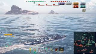 World of Warships  Orage in Mode Shuffle  convoy raiding [upl. by Torray]