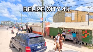 Belize City 4K  Downtown Drive [upl. by Shanleigh]