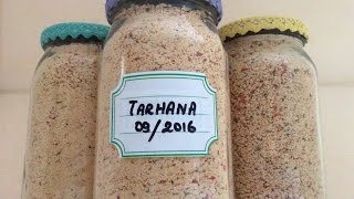 HOW TO MAKE USAK STYLE TURKISH TARHANA  100 Years Old Family Recipe [upl. by Melise128]