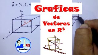 Graficas de Vectores en R3  Harold Alvarez [upl. by Otilesoj]