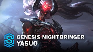 Genesis Nightbringer Yasuo Skin Spotlight Comparison [upl. by Gordon]