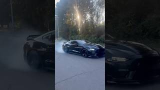 Mustang GT does a CRAZY burn out 🔥🔥shorts mustang cars [upl. by Nelaf]