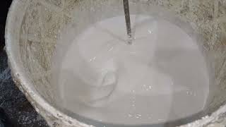 Low cost Distemper Emulsion Paint Making at home [upl. by Znarf]