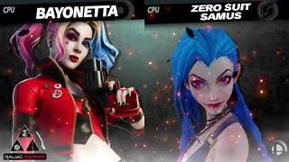 Smash Mods Death battle Rematch Harley vs Jinx [upl. by Erual]