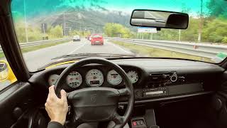 POV  1997 Porsche 993 4S  ASMR Driving in Valchiavenna near Como Lake  ASMR [upl. by Fidela]