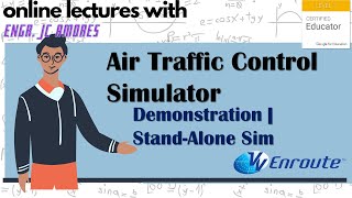 Air Traffic Control Simulator  Demonstration  StandAlone ATC Sim  VV Enroute  Maze Exercise [upl. by Oderfla]