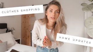 VLOG  Clothes Shopping amp Finishing Home Updates  Fashion Influx [upl. by Uol]