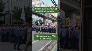 PRO SARA RALLY HINARANG PEOPLE POWER NA NGA BA  saraduterte peoplepower vpsara [upl. by Luca793]