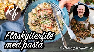 Fläskytterfilé med pasta [upl. by Anilemrac]