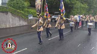 Cormeen Rising Sons Of William  Blair Memorial Parade 2024 [upl. by Illib]