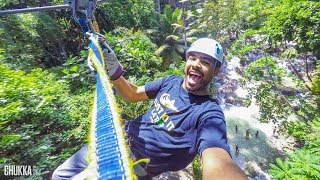 How about Ziplining over the legendary Dunns River Falls in Jamaica [upl. by Abih624]