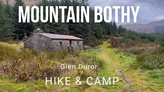 Mountain Bothy Hike and Camp  Glen Duror Scotland [upl. by Corella]