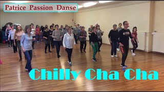 Chilly Cha Cha  Line Dance  Patrice Passion Danse [upl. by Ettennig]