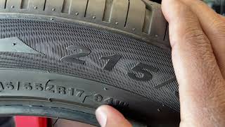 How to Read a Tire Size amp Understanding a Tire Sidewall [upl. by Cartie]