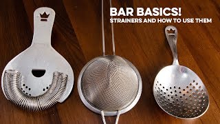 Strainers  Bar Basics [upl. by Greeley]