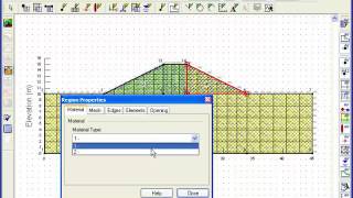 GeoStudio 2004 QUAKEW Tutorial Part 1 [upl. by Stanley]