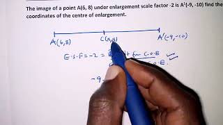 Enlargement with negative scale factor [upl. by Airak]