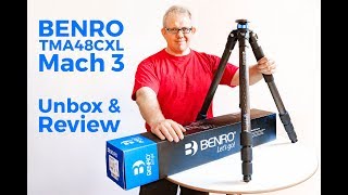 Benro TMA48CXL Mach 3 Tripod  Unbox amp Review [upl. by Alusru]