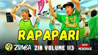 zumba RAPAPARI  ZIN Volume 113 Merengue  ZIN Launching in HCMC VN zumbafitness danceworkout [upl. by Alegnaed]