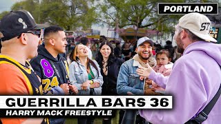 Harry Mack Freestyles Around His Hometown  Guerrilla Bars 36 Portland [upl. by Repsac]