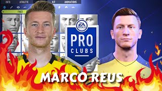 FIFA 22 Marco Reus Pro Clubs Creation [upl. by Ahsircal359]