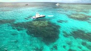 Semi Submersible tours on the Great Barrier Reef drone footage taken by UAViewCairns [upl. by Rocky]