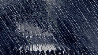 Try Not to Fall Asleep Watching This Heavy Rain and Howling Wind Sounds for Deep Sleep [upl. by Htrag]