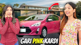 Papa Ki Car Ko Pink Kardia😱💖Ghar Sy Chup Kar Bhag Gayi😰Sistrology [upl. by Leihcar854]