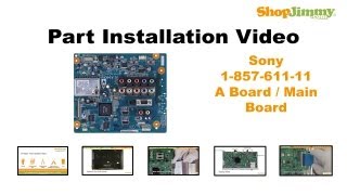 Sony KDL32BX300 KDL22BX300 185761111 A Boards  Main Boards Replacement Sony LCD TV Repair [upl. by Aurita]