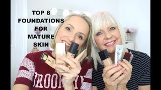 THE BEST FOUNDATIONS FOR MATURE SKIN [upl. by Boris]