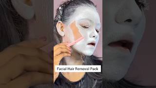 Remove Facial Hair At Home  Permanent Upper Lips amp Facial Hair Removal Pack  Homemade Wax shorts🥰 [upl. by Elgna]