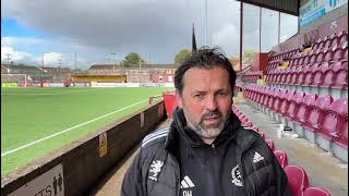 Paul Hartley PostMatch Reaction  vs Stenhousemuir  William Hill League 1 [upl. by Reyaht193]