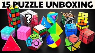 15 CRAZY Rubiks Puzzles from Easy to Hard [upl. by Vinnie]