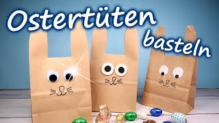 Ostertüten basteln 🐰🛍️👌  einfach schnell und originell 🤗 [upl. by Othilie]