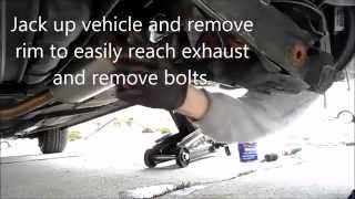 How to Install AxleBack Exhaust DIY Honda Civic Sedan [upl. by Irmina147]